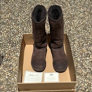 UGG Chocolate Suede Boots